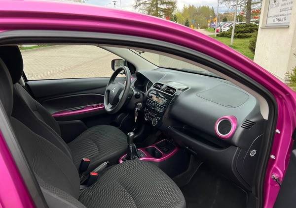 Mitsubishi Space Star cena 22500 przebieg: 99000, rok produkcji 2014 z Wałbrzych małe 301